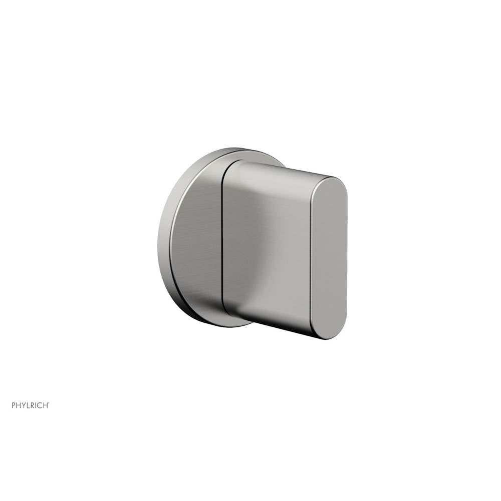Phylrich - Volume Control Trim Rond, Blade Handle - Satin chrome