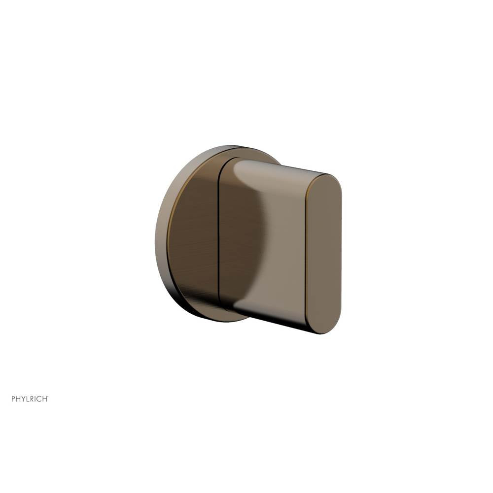 Phylrich - Volume Control Trim Rond, Blade Handle - Antique Brass