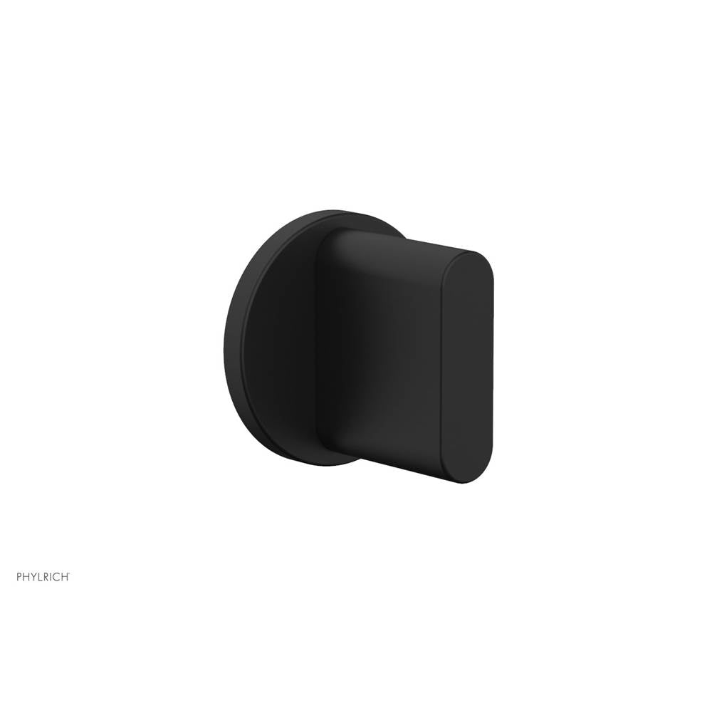 Phylrich - Volume Control Trim Rond, Blade Handle - Matte Black