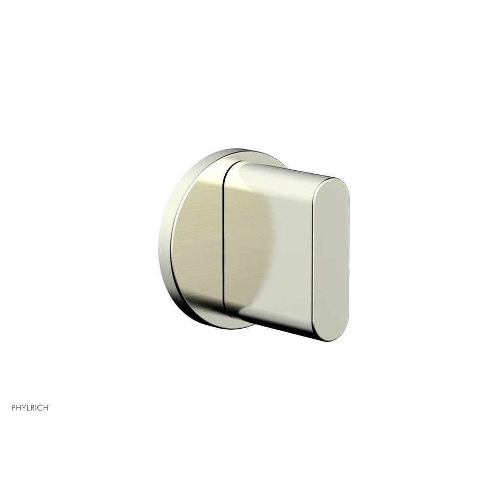 Phylrich - Volume Control Trim Rond, Blade Handle - Satin Nickel