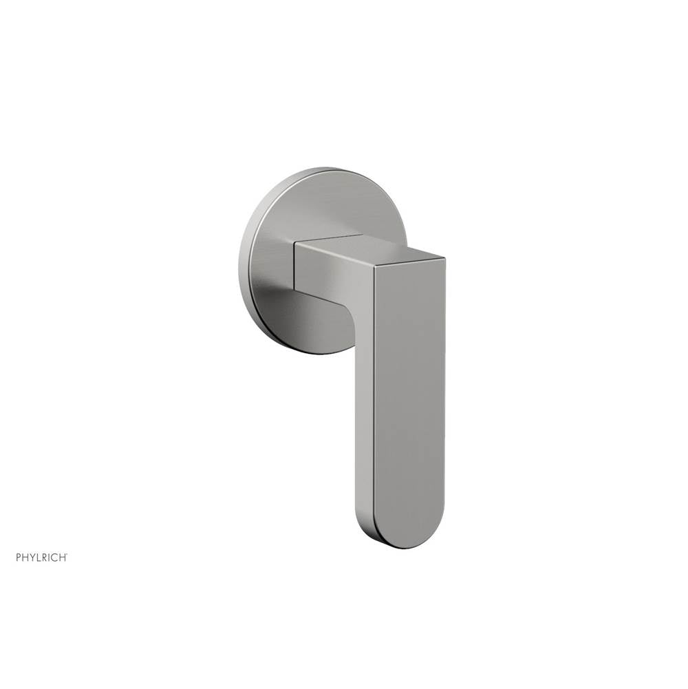 Phylrich - Volume Control Trim Rond, Lever Handle - Satin chrome