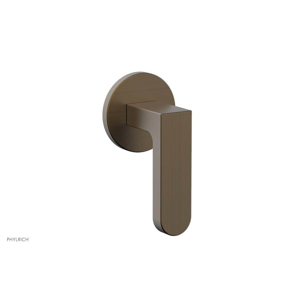Phylrich - ROND Volume Control/Diverter Trim - Lever Handle 183-36 - Old English Brass