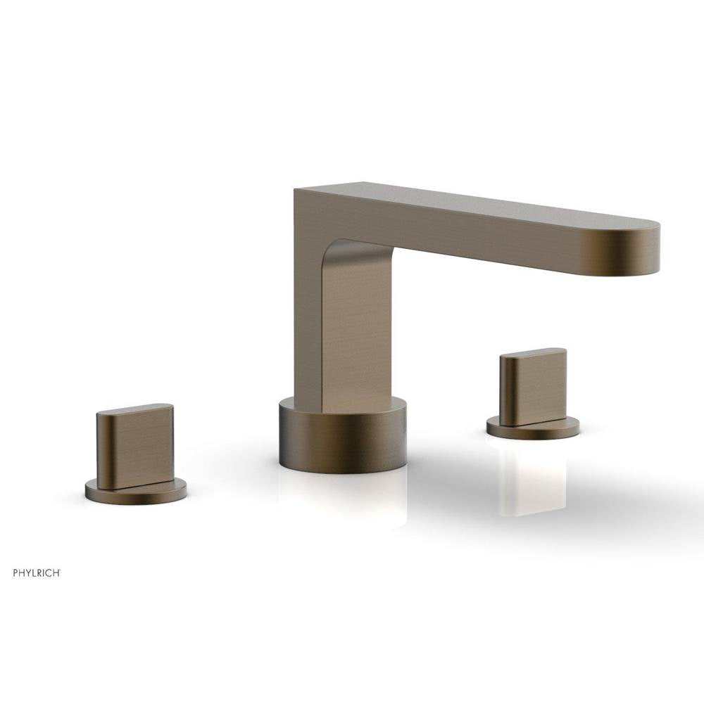 Phylrich - ROND Deck Tub Set - Blade Handles 183-40 - Old English Brass
