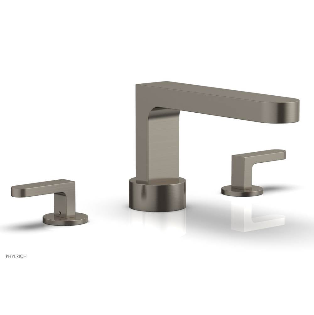 Phylrich - Deck Tub Set Rond, Lever Handle - Pewter