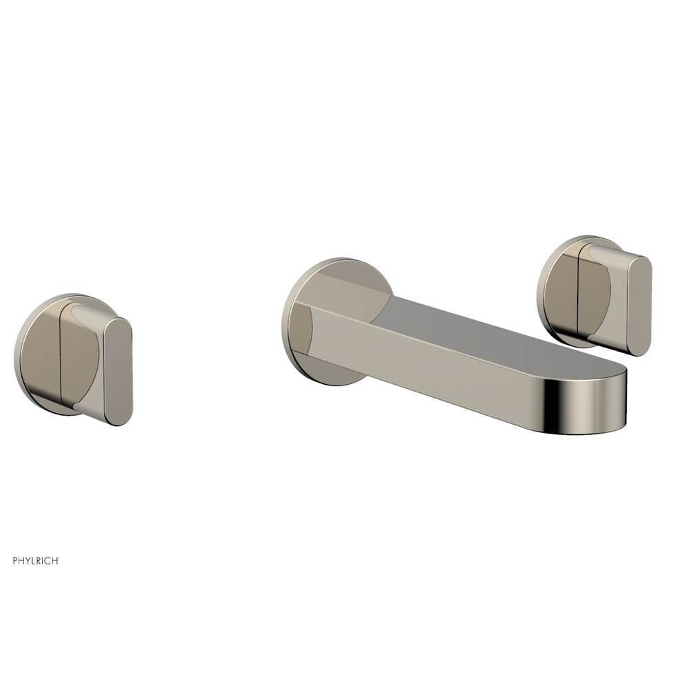 Phylrich - Wall Tub Set Rond, Blade Handle - Polished Nickel