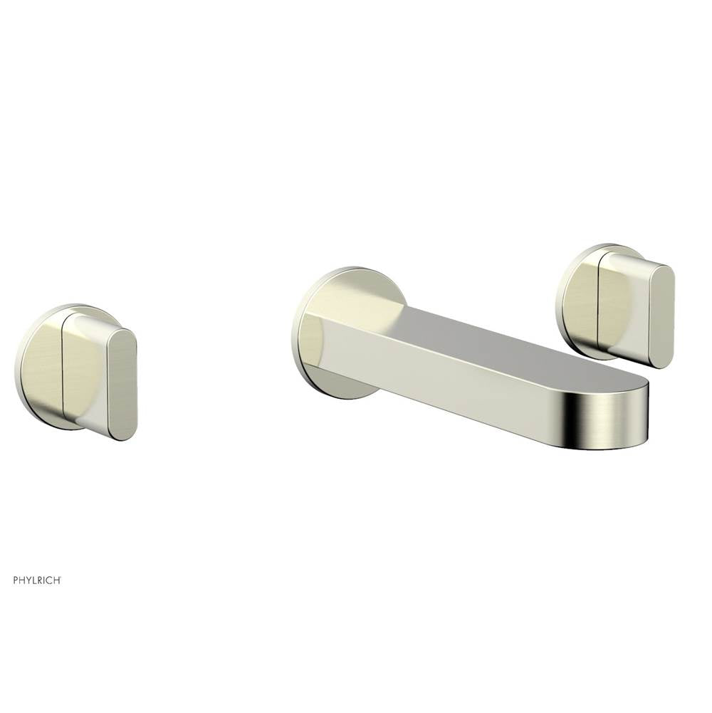 Phylrich - Wall Tub Set Rond, Blade Handle - Satin Nickel