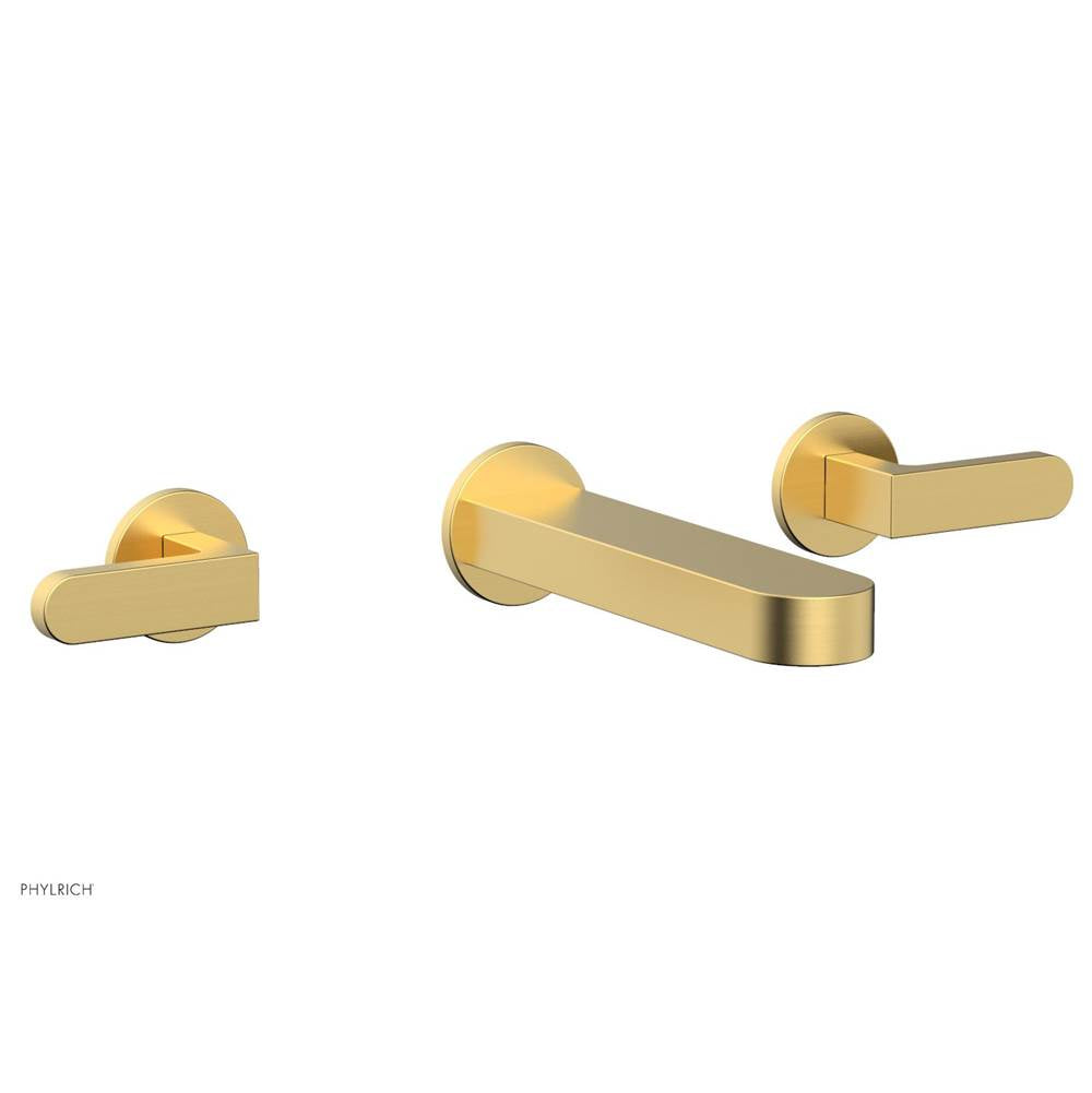 Phylrich - Wall Tub Set Rond, Lever Handle - Burnished Gold