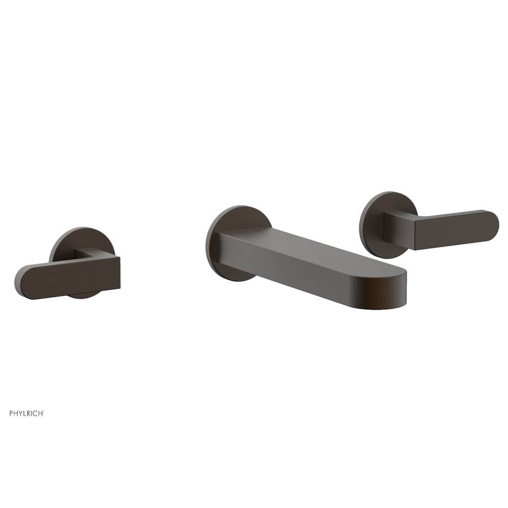 Phylrich - Wall Tub Set Rond, Lever Handle - Oil Rubbed Bronze