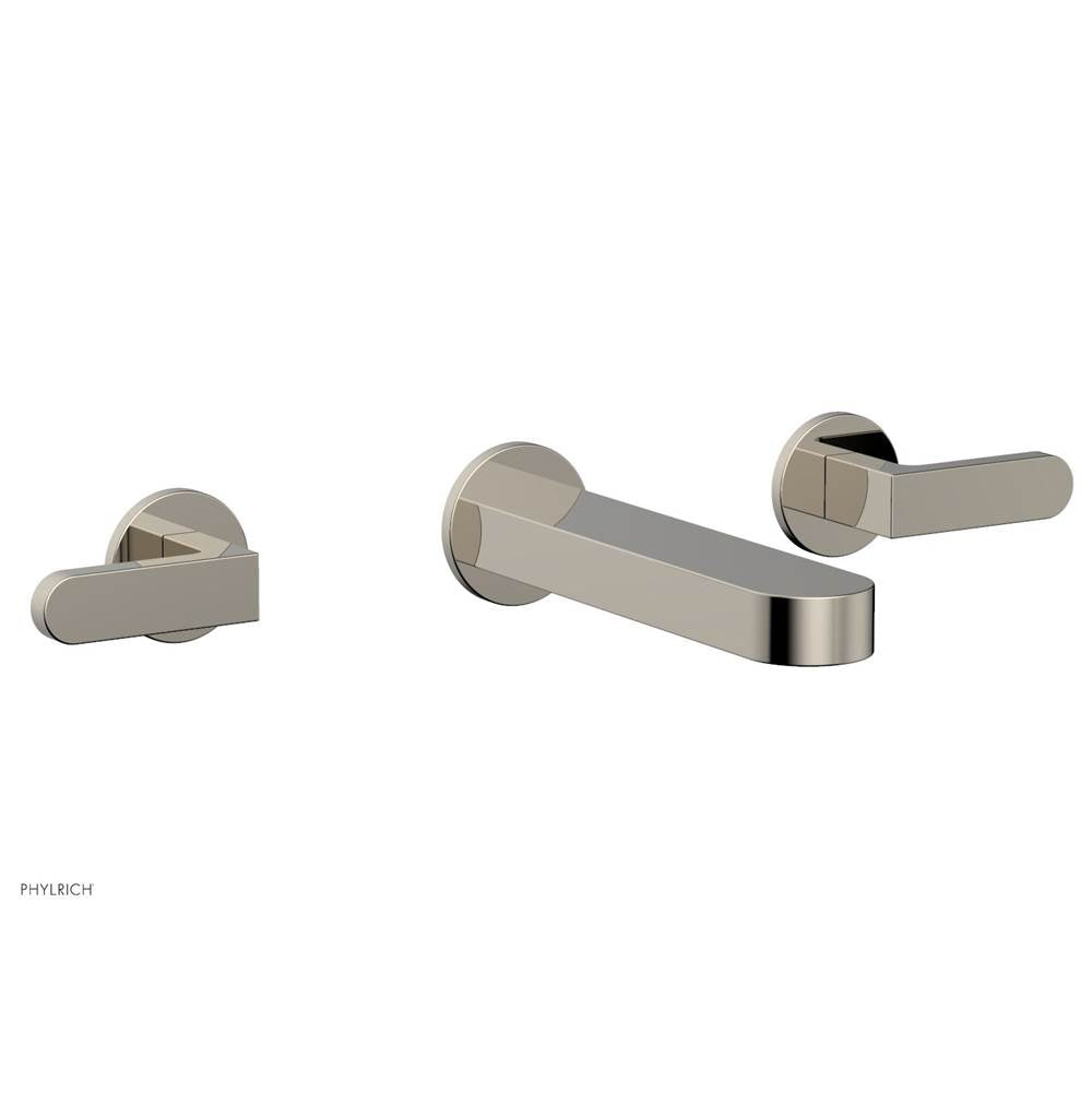 Phylrich - Wall Tub Set Rond, Lever Handle - Polished Nickel