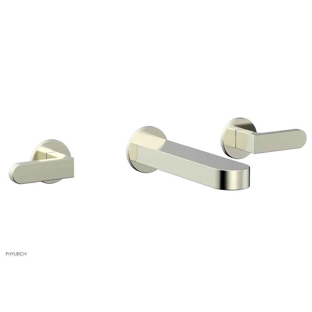 Phylrich - Wall Tub Set Rond, Lever Handle - Satin Nickel
