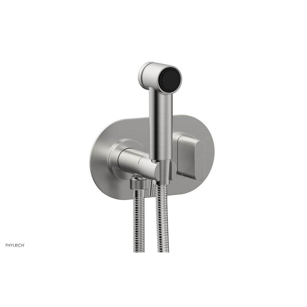Phylrich - Wall Mounted Bidet Set Rond, Blade Hdl - Satin chrome