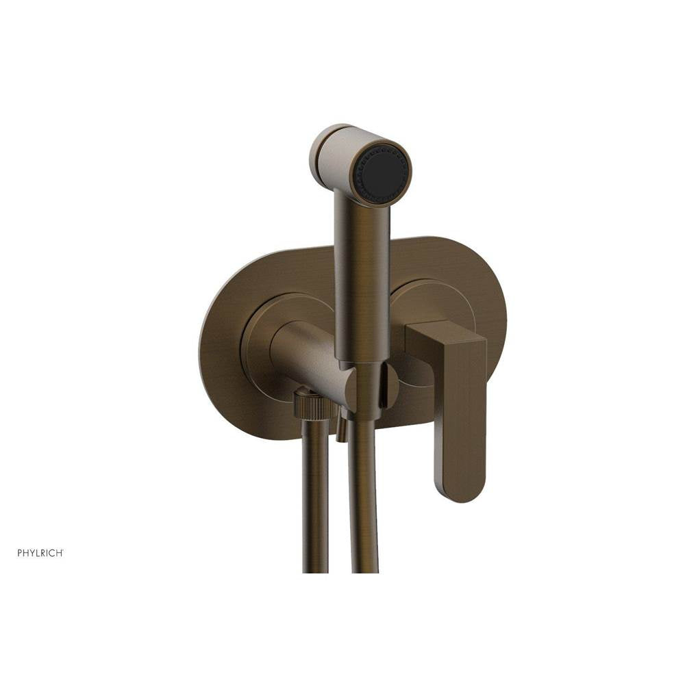 Phylrich - ROND Wall Mounted Bidet, Lever Handle 183-65 - Old English Brass