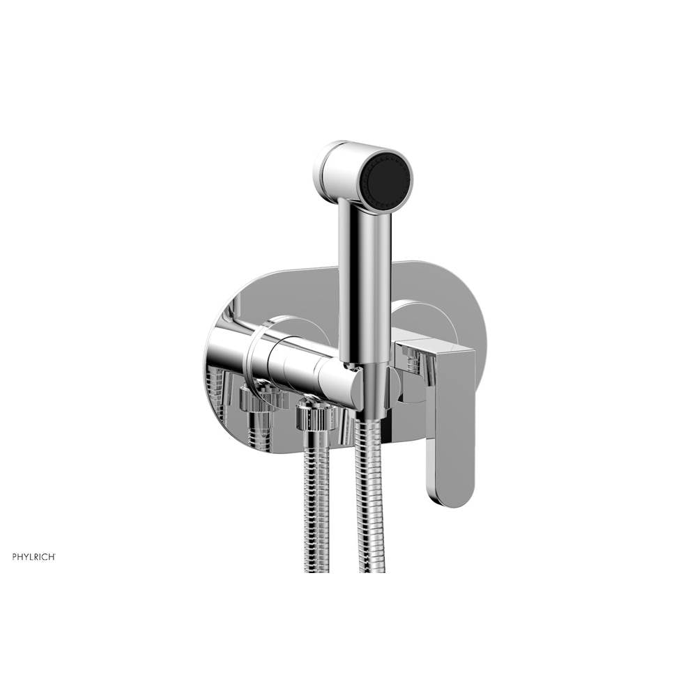 Phylrich - Wall Mounted Bidet Set Rond, Lever Hdl - Polished Chrome