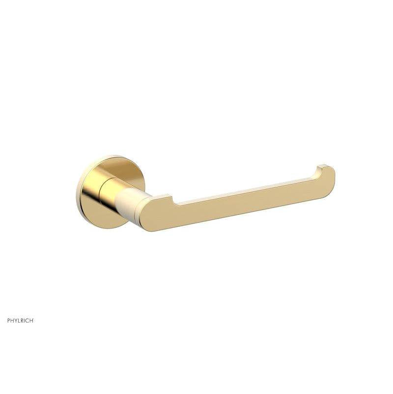 Phylrich - Single Post Paper Holder, Rond - Satin Brass