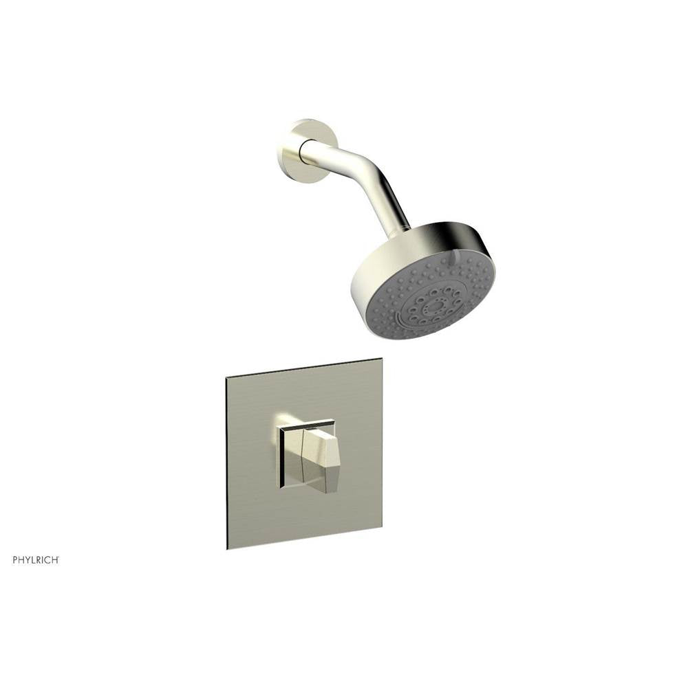 Phylrich - Pb Shwr Kit Diama, Blade Handle - Satin Nickel