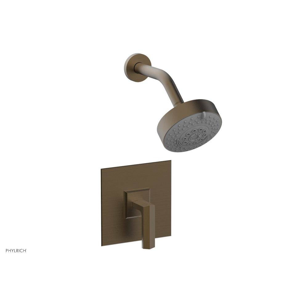 Phylrich - DIAMA Pressure Balance Shower Set - Lever Handle 184-22 - Old English Brass