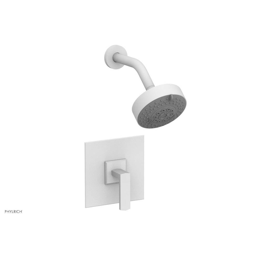 Phylrich - Pb Shwr Kit Diama, Lever Handle - Satin White