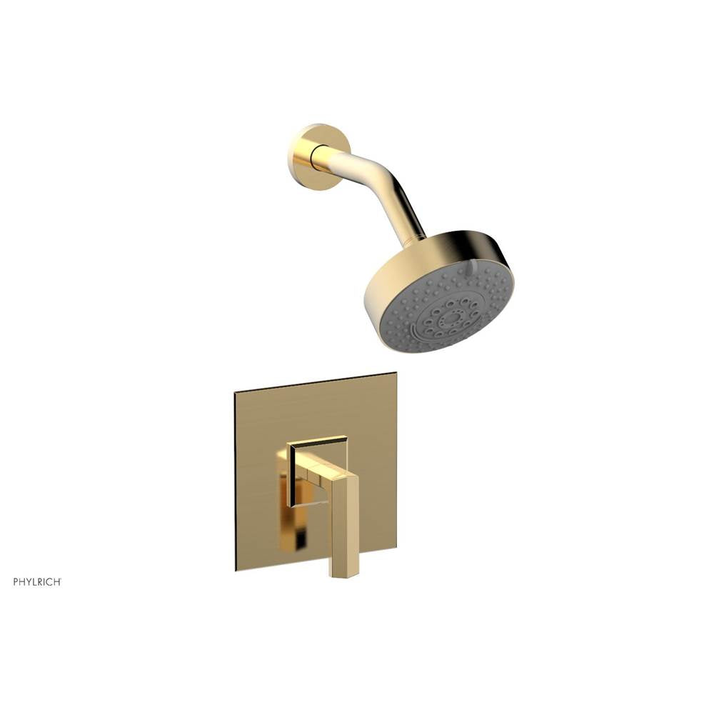Phylrich - Pb Shwr Kit Diama, Lever Handle - Satin Brass