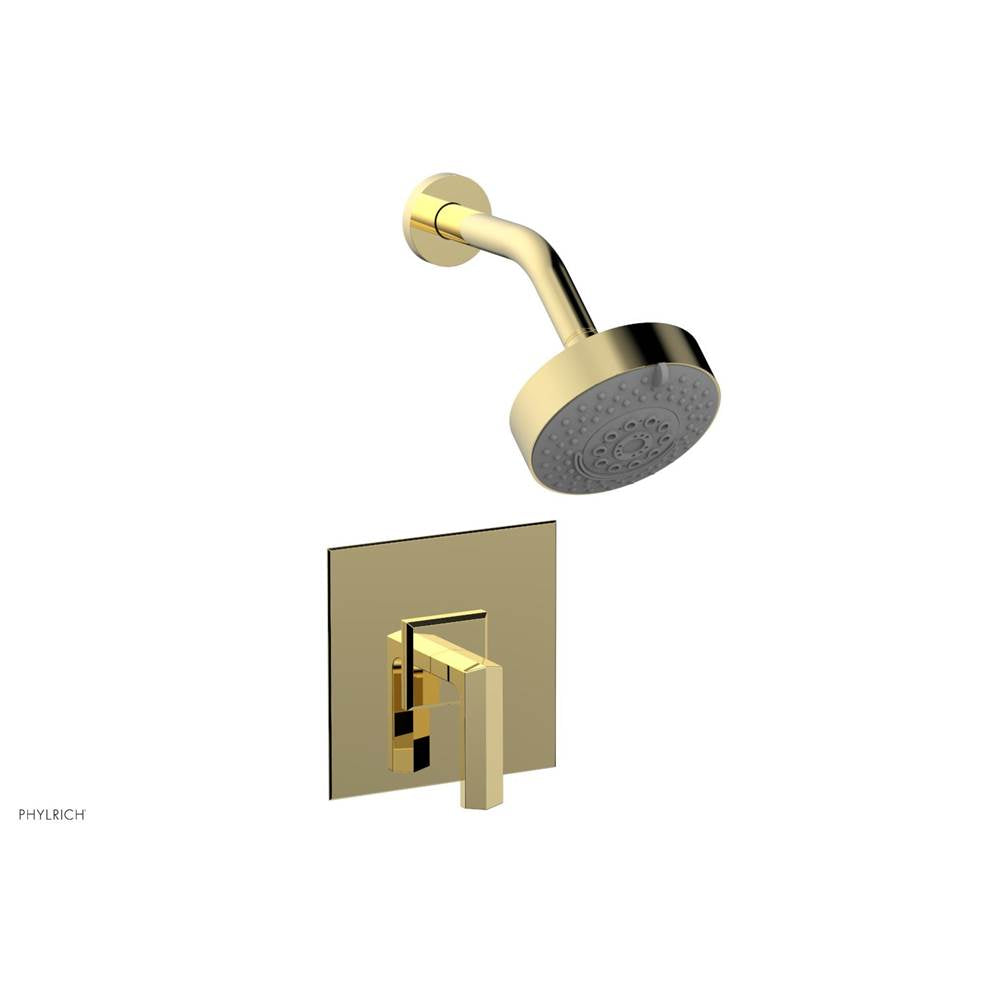Phylrich - Pb Shwr Kit Diama, Lever Handle - Polished Brass