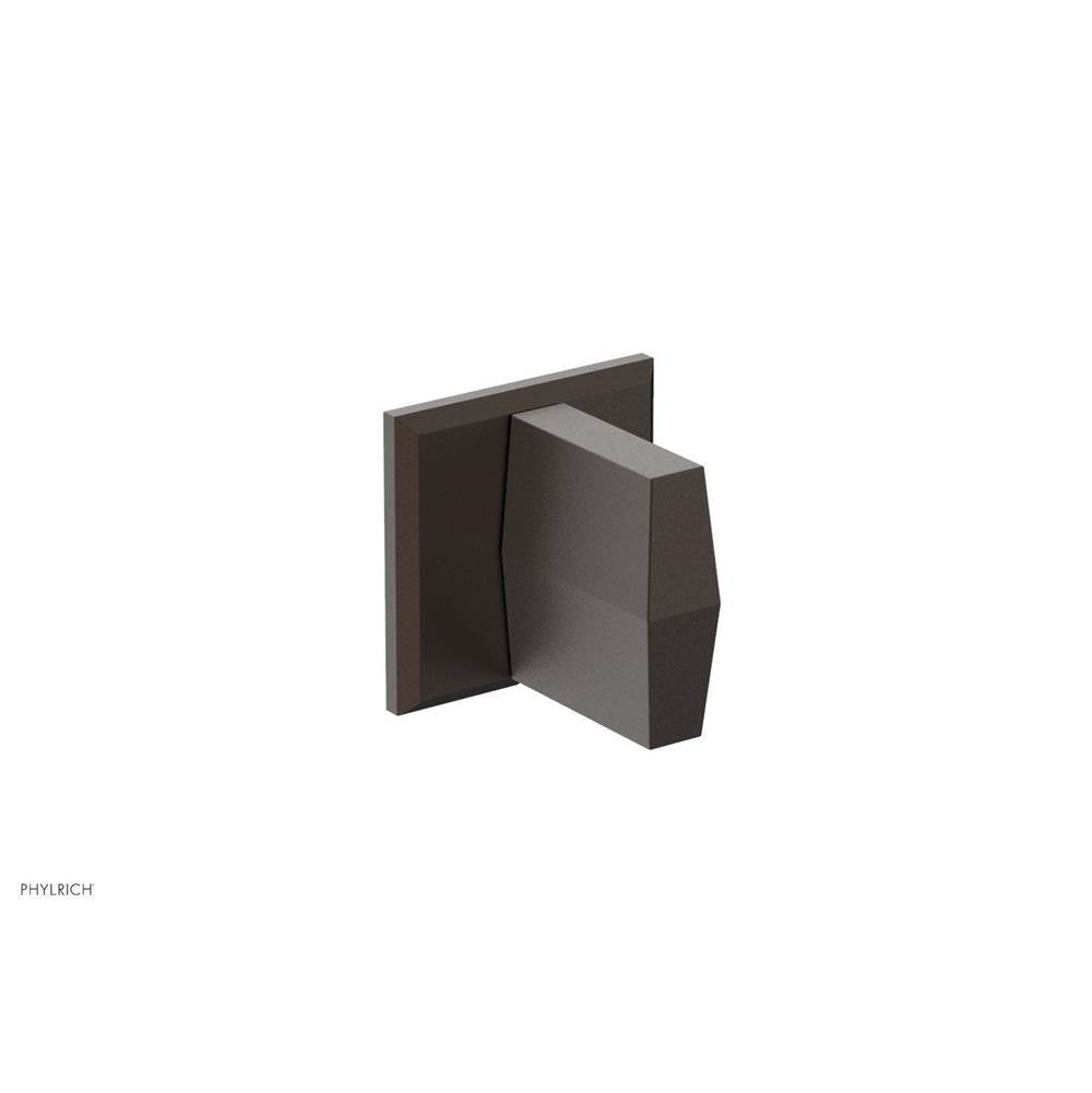 Phylrich - DIAMA Volume Control/Diverter Trim - Blade Handle 184-35 - Weathered Copper