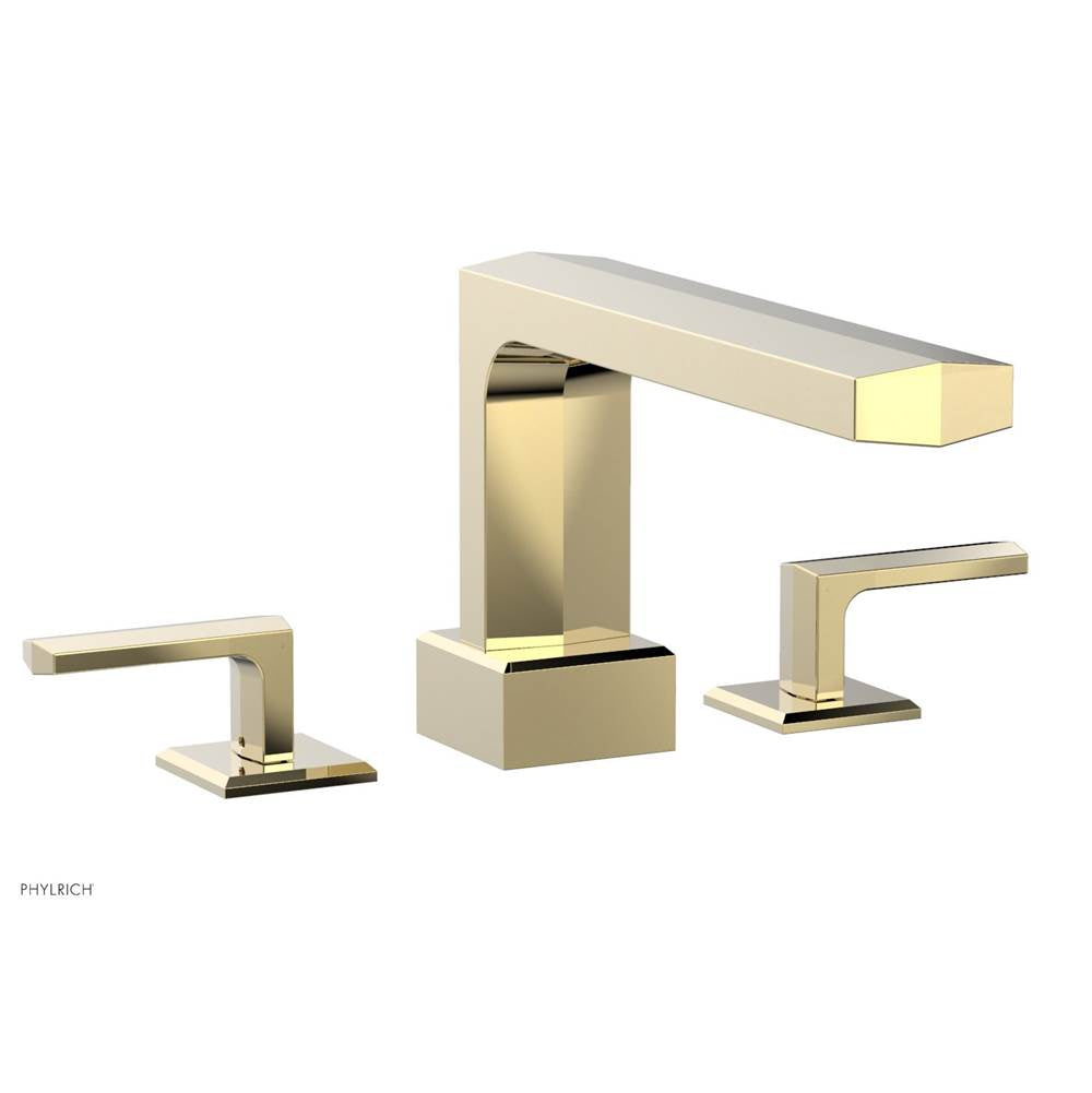 Phylrich - Deck Tub Set Diama, Lever Handle - Polished Brass Uncoated