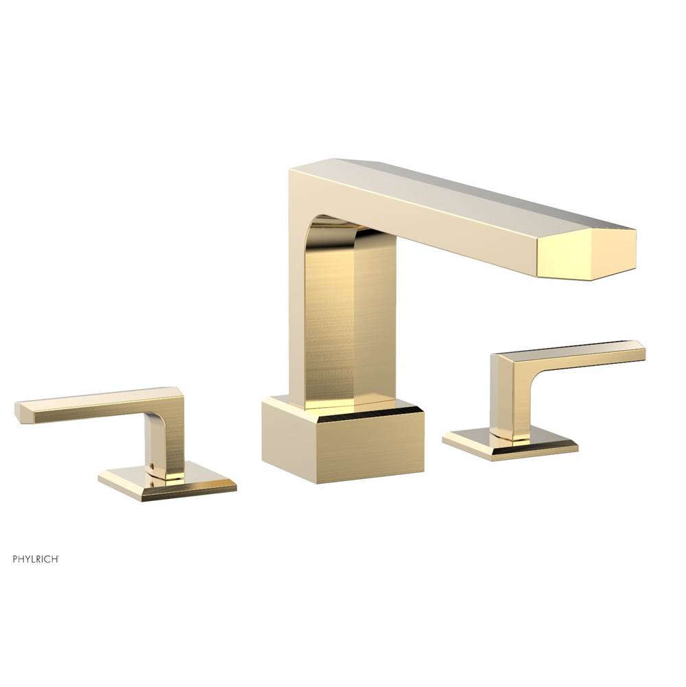 Phylrich - Deck Tub Set Diama, Lever Handle - Satin Brass