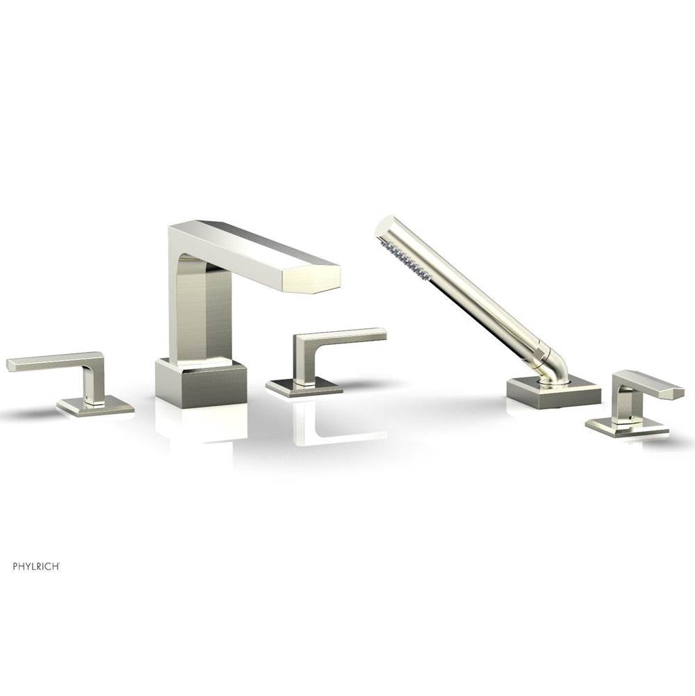 Phylrich - Deck Tub Set Diama W/ Hs, Lever Handle - Polished Brass