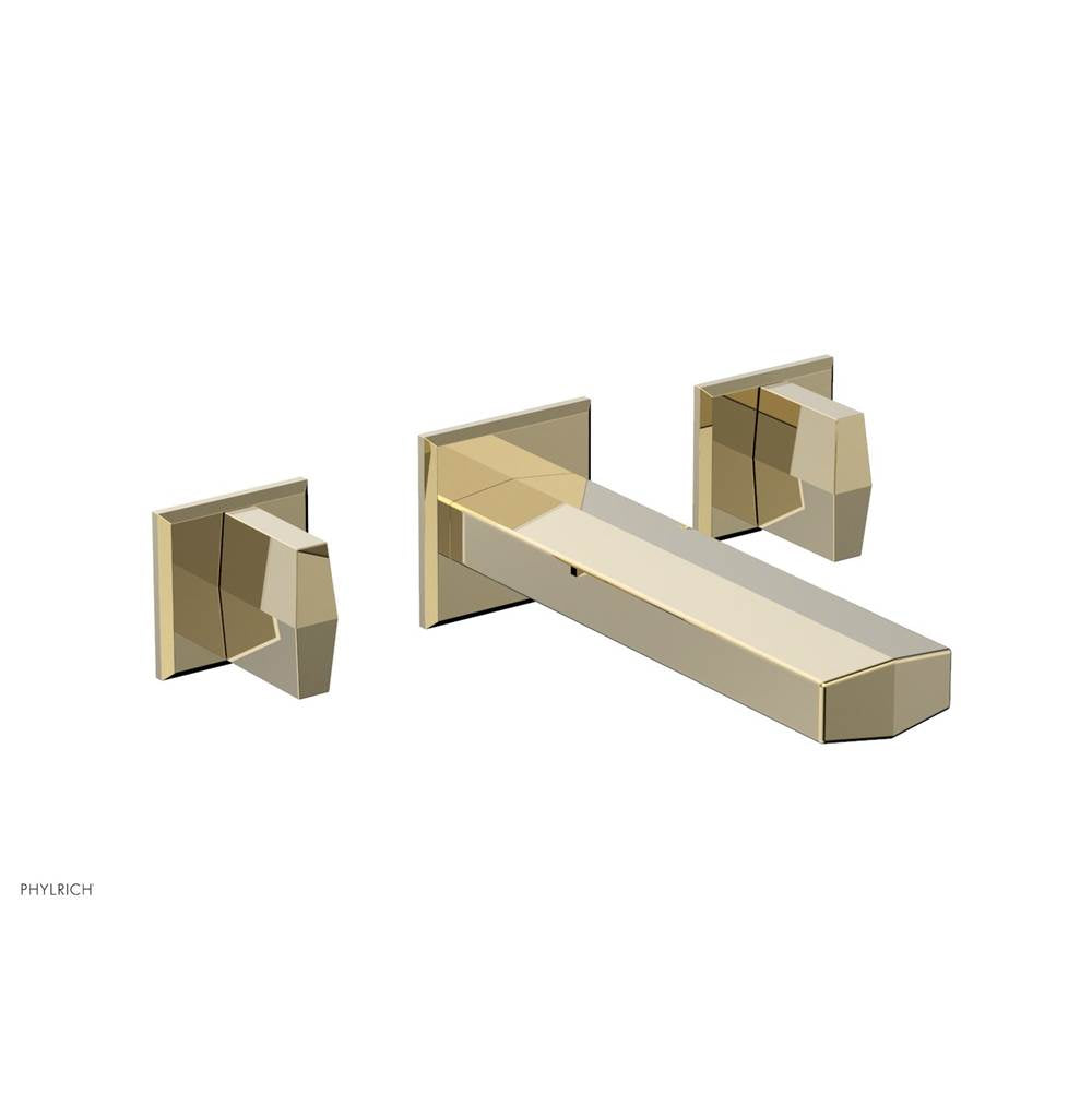 Phylrich - Wall Tub Set Diama, Blade Handle - Polished Brass Uncoated
