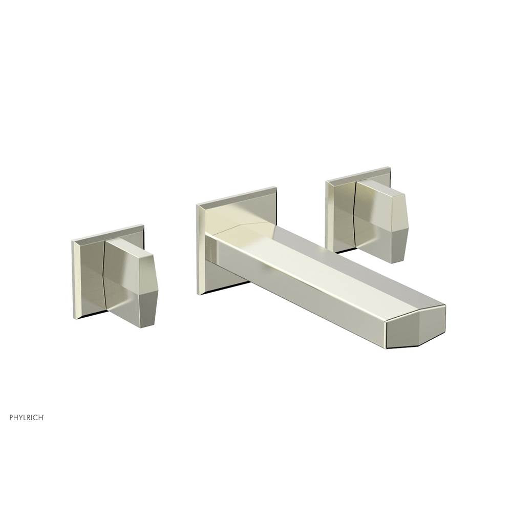 Phylrich - Wall Tub Set Diama, Blade Handle - Satin Nickel