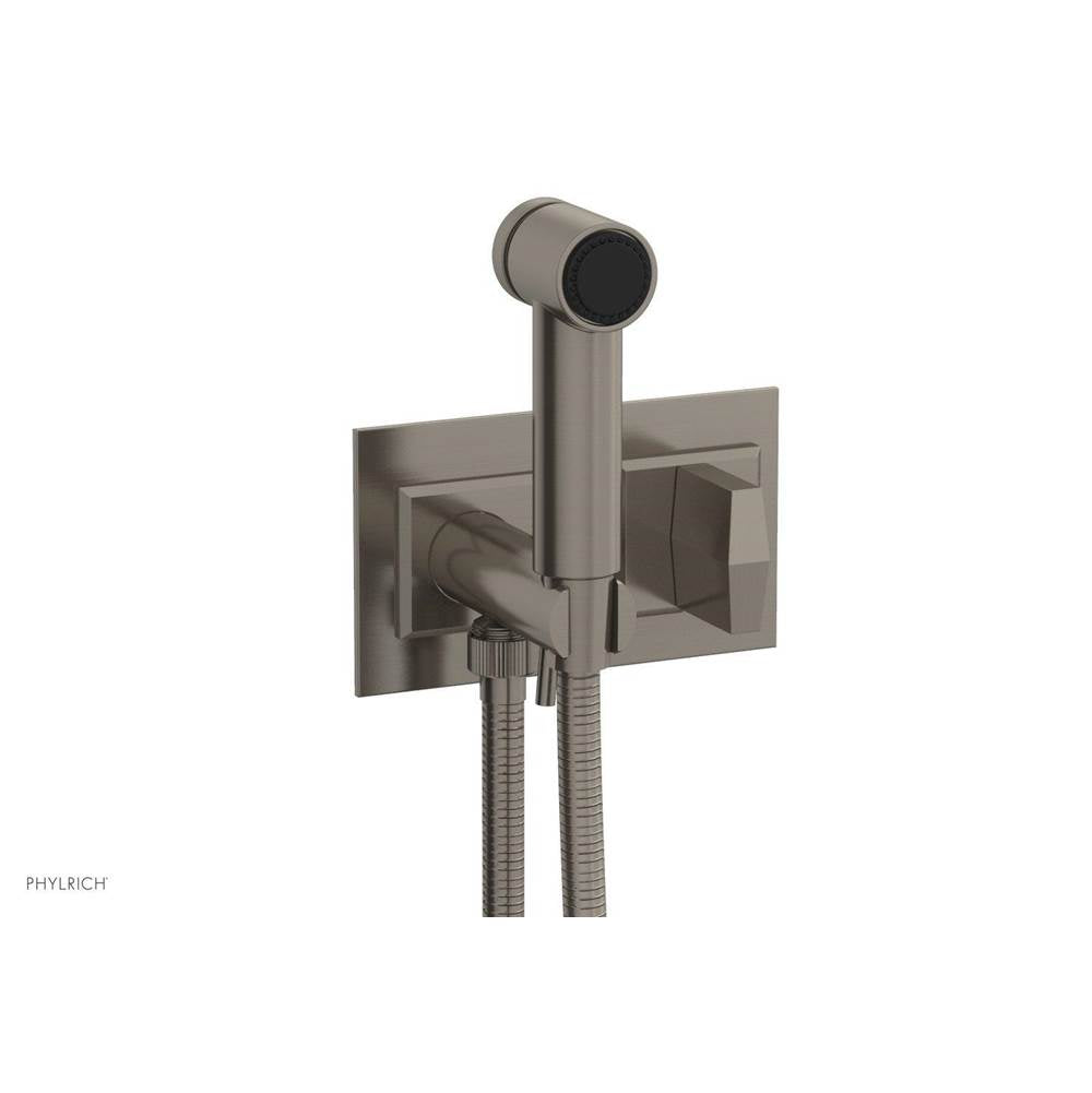 Phylrich - Wall Mounted Bidet Set Diama, Blade Handle - Pewter