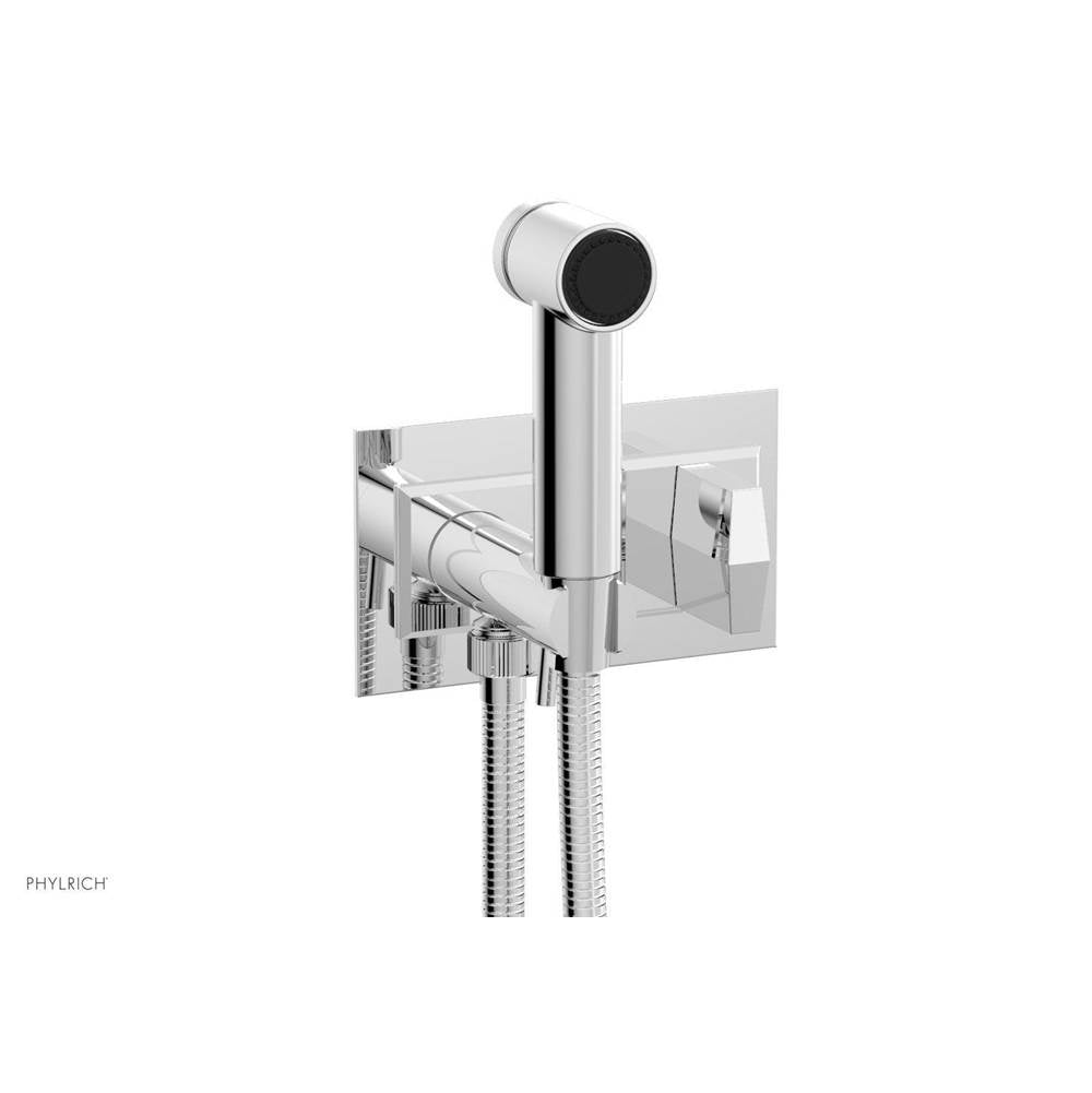 Phylrich - Wall Mounted Bidet Set Diama, Blade Handle - Satin Brass