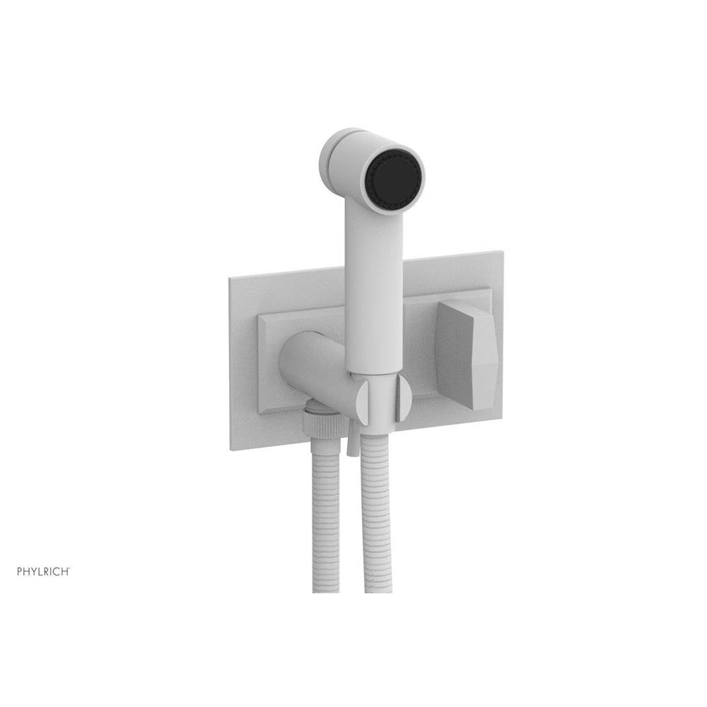 Phylrich - Wall Mounted Bidet Set Diama, Blade Handle - Satin White