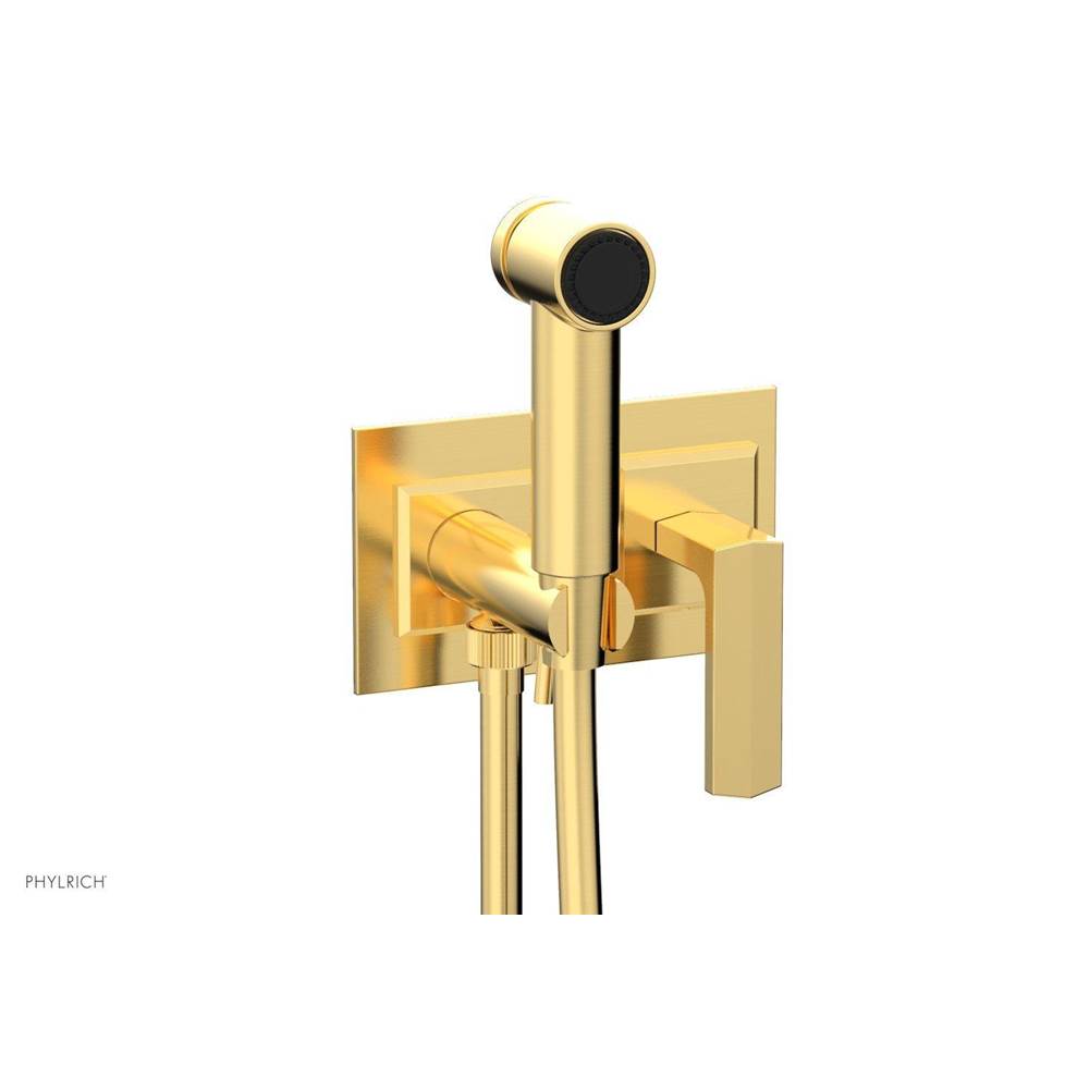 Phylrich - Wall Mounted Bidet Set Diama, Lever Handle - Satin chrome