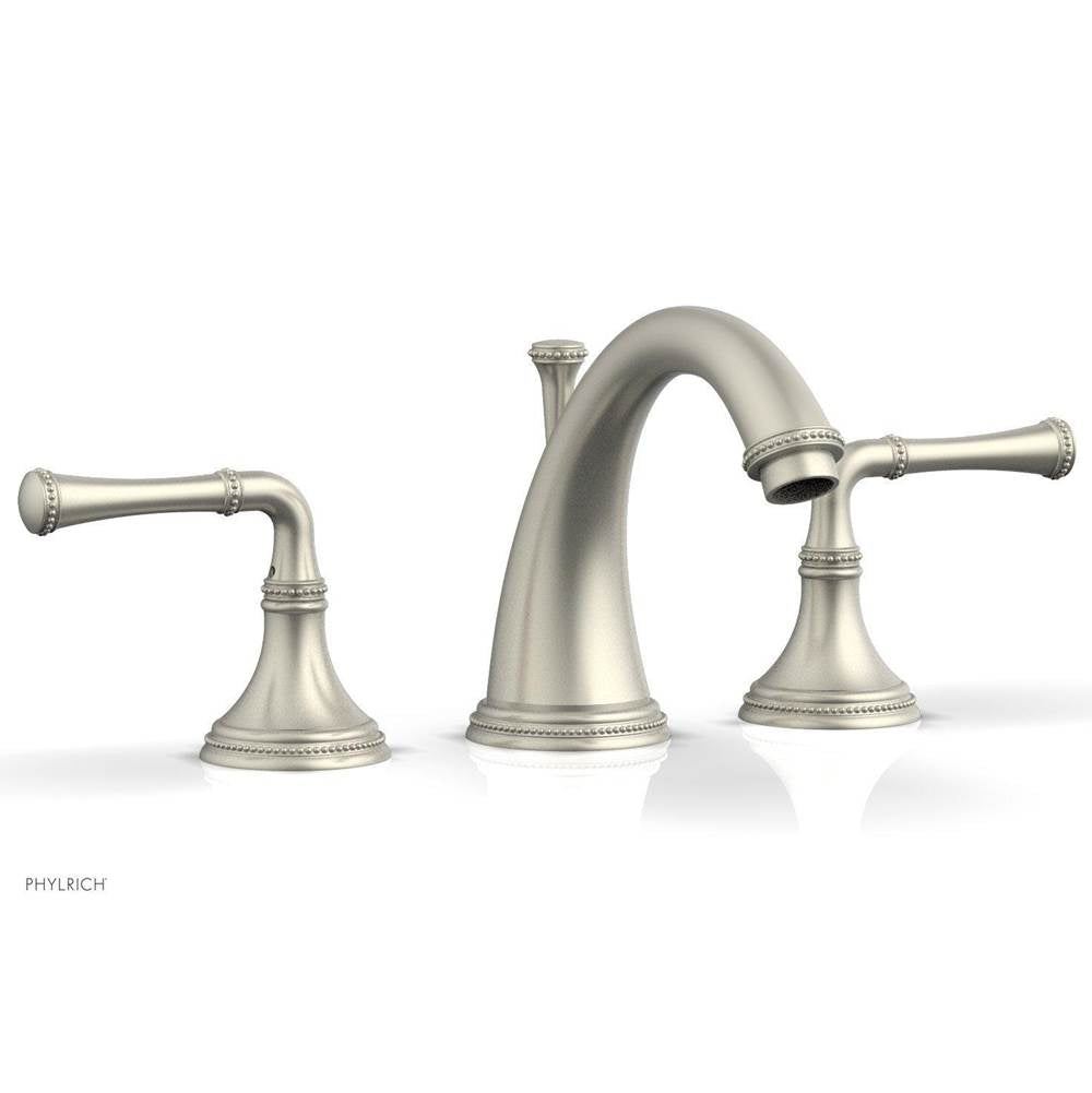 Phylrich - BEADED Widespread Faucet Lever Handles 207-01 - Burnished Nickel