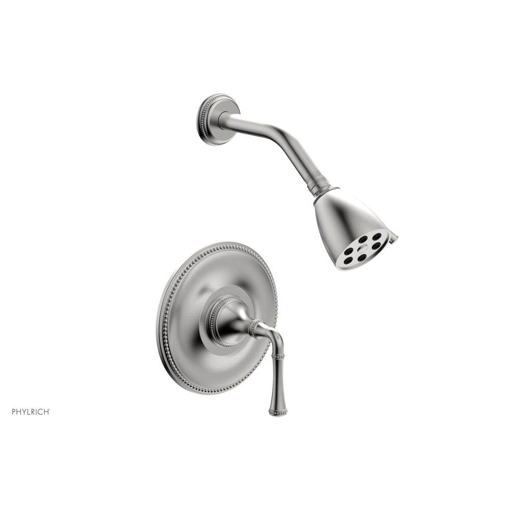 Phylrich - BEADED Pressure Balance Shower Set - Lever Handle 207-21 - Satin chrome