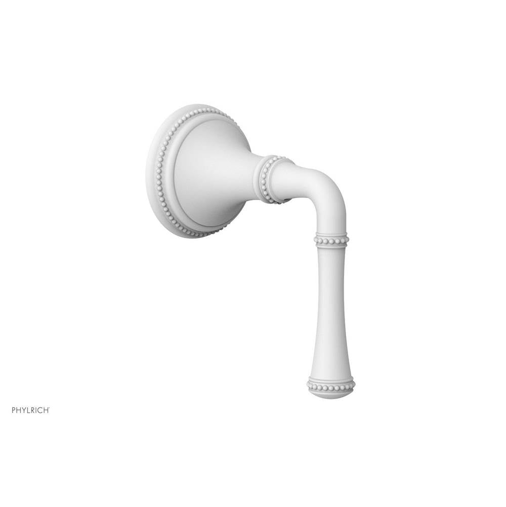 Phylrich - BEADED Volume Control/Diverter Trim -Lever Handle 207-35 - Satin White