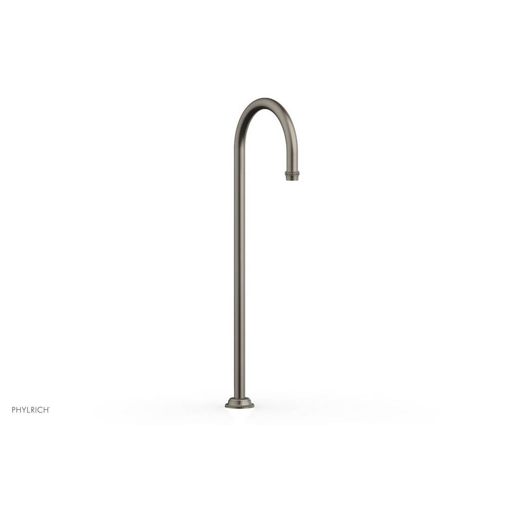 Phylrich - BEADED Floor Mount Spout 207-44 - Pewter