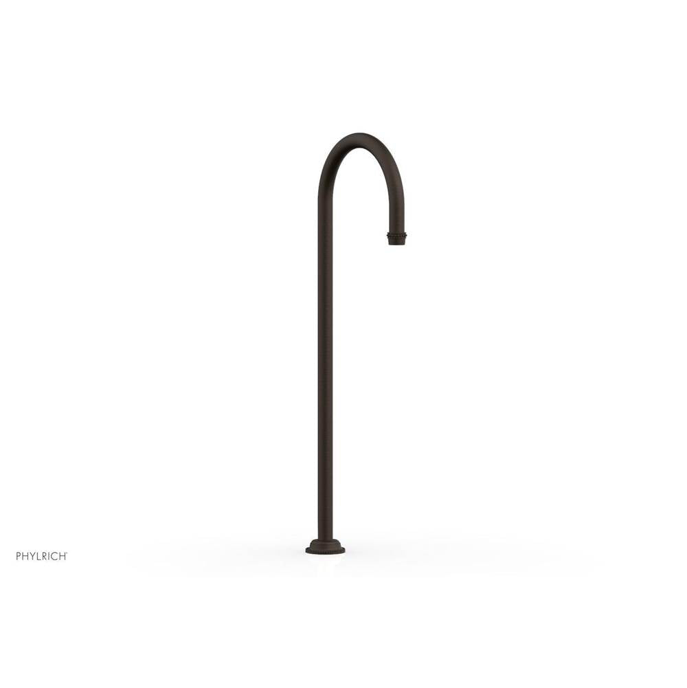 Phylrich - BEADED Floor Mount Spout 207-44 - Antique Bronze