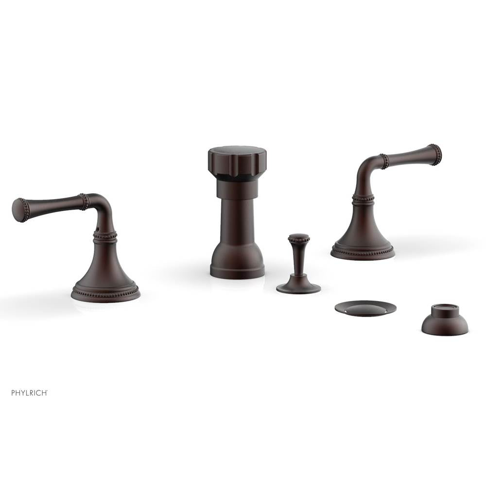 Phylrich - Four Hole Bidet Set - Weathered Copper