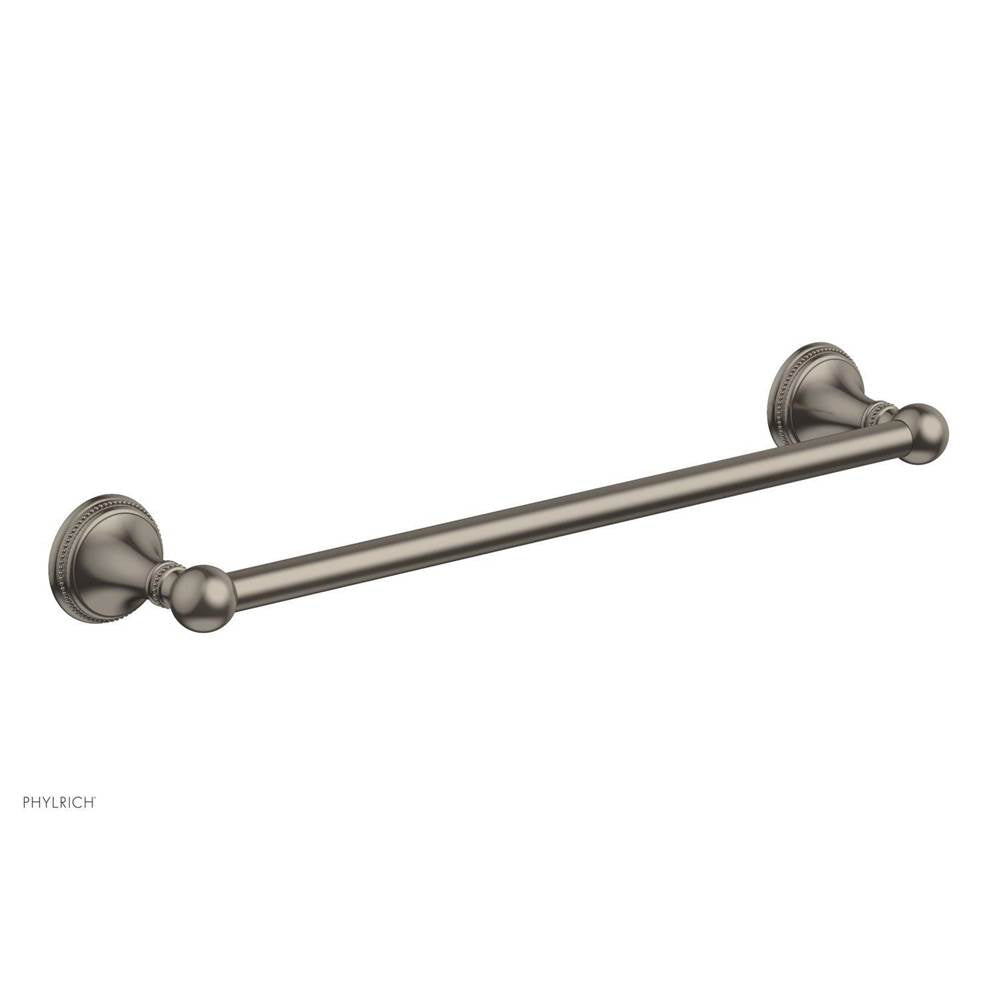 Phylrich - BEADED 18'' Towel Bar 207-70 - Pewter