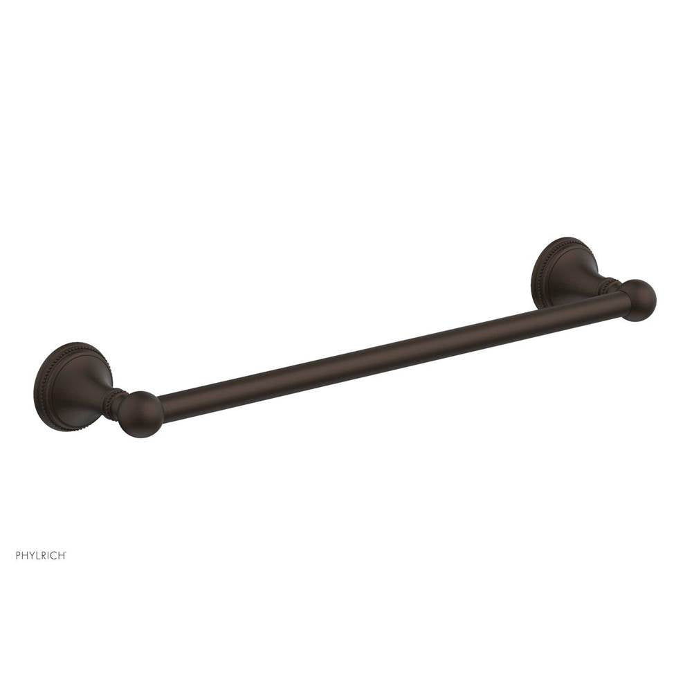 Phylrich - BEADED 18'' Towel Bar 207-70 - Antique Bronze
