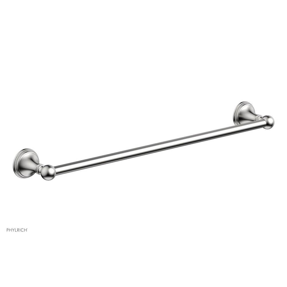 Phylrich - BEADED 24'' Towel Bar 207-71 - Satin chrome