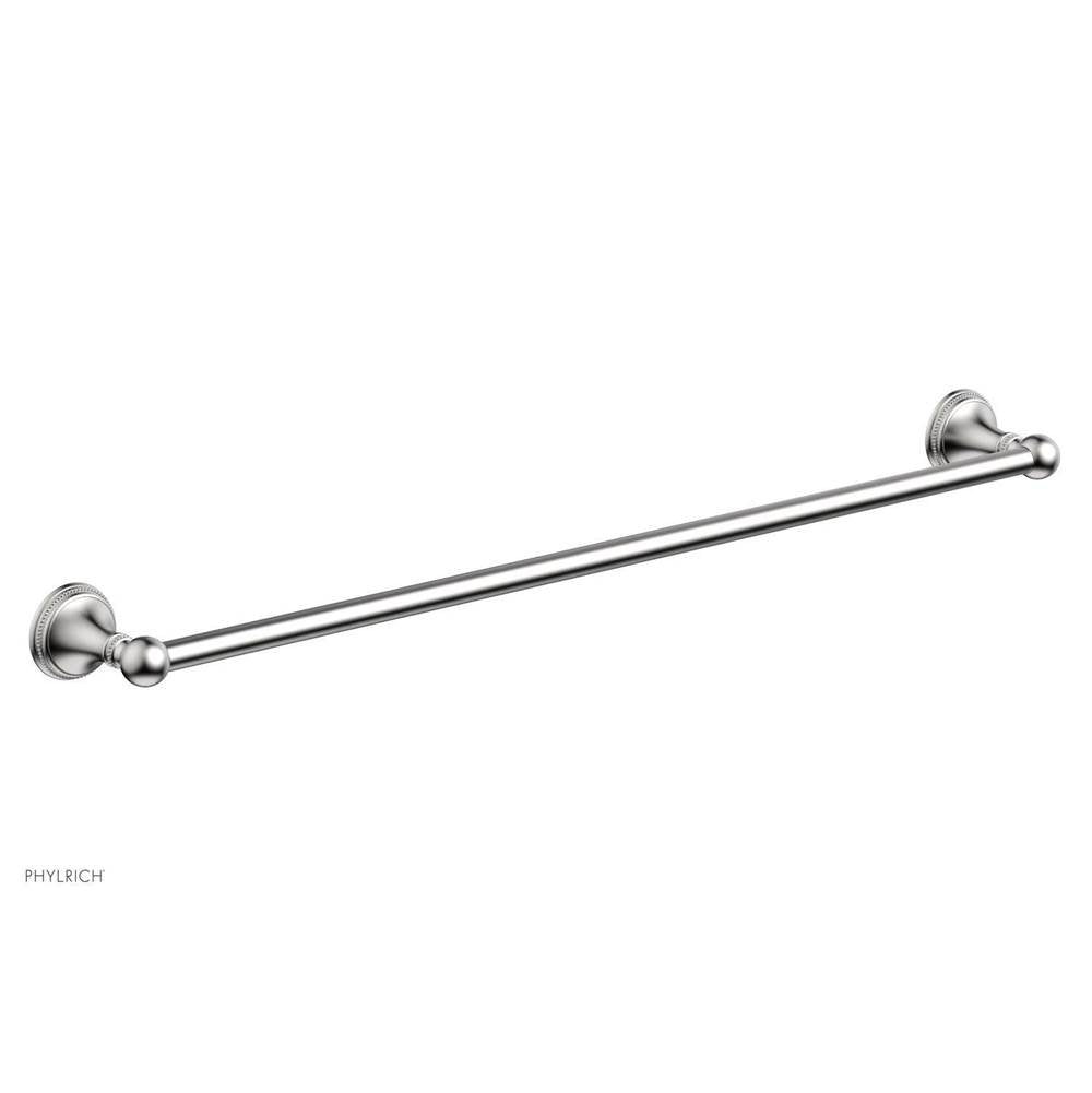 Phylrich - BEADED 30'' Towel Bar 207-72 - Satin chrome