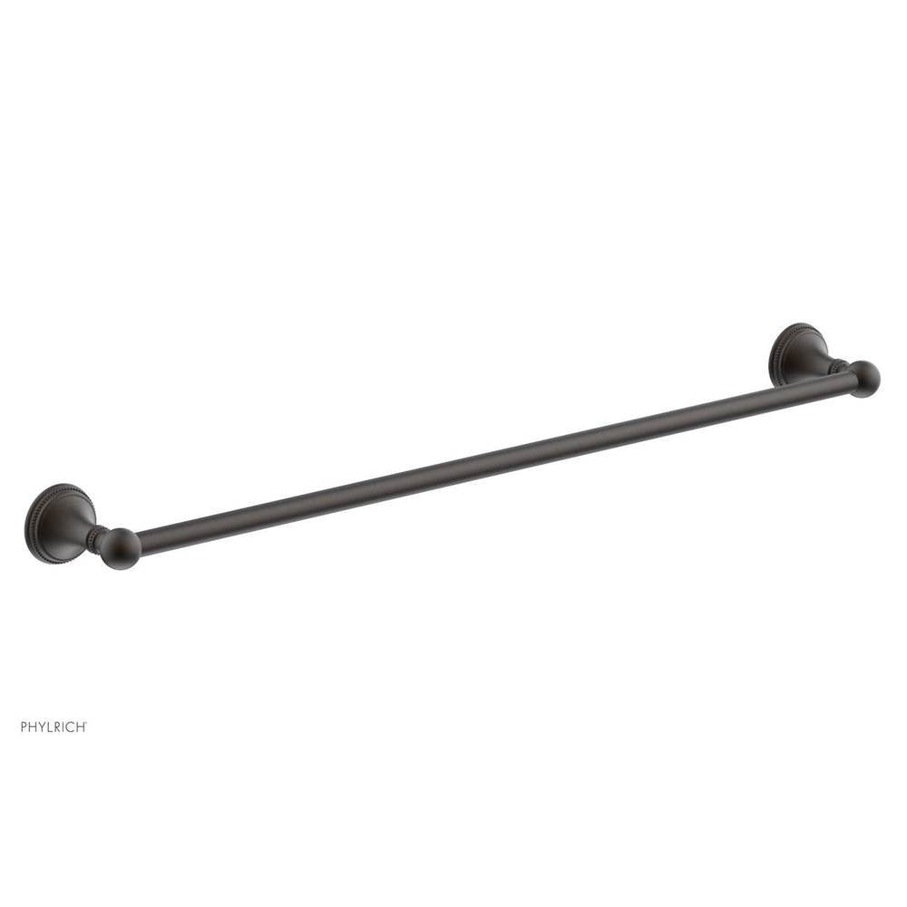 Phylrich - BEADED 30'' Towel Bar 207-72 - Oil Rubbed Bronze