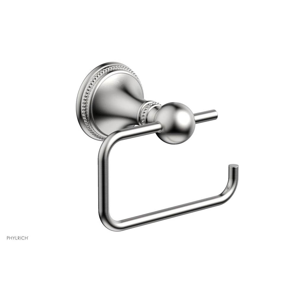 Phylrich - BEADED Single Post Paper Holder 207-74 - Polished Chrome