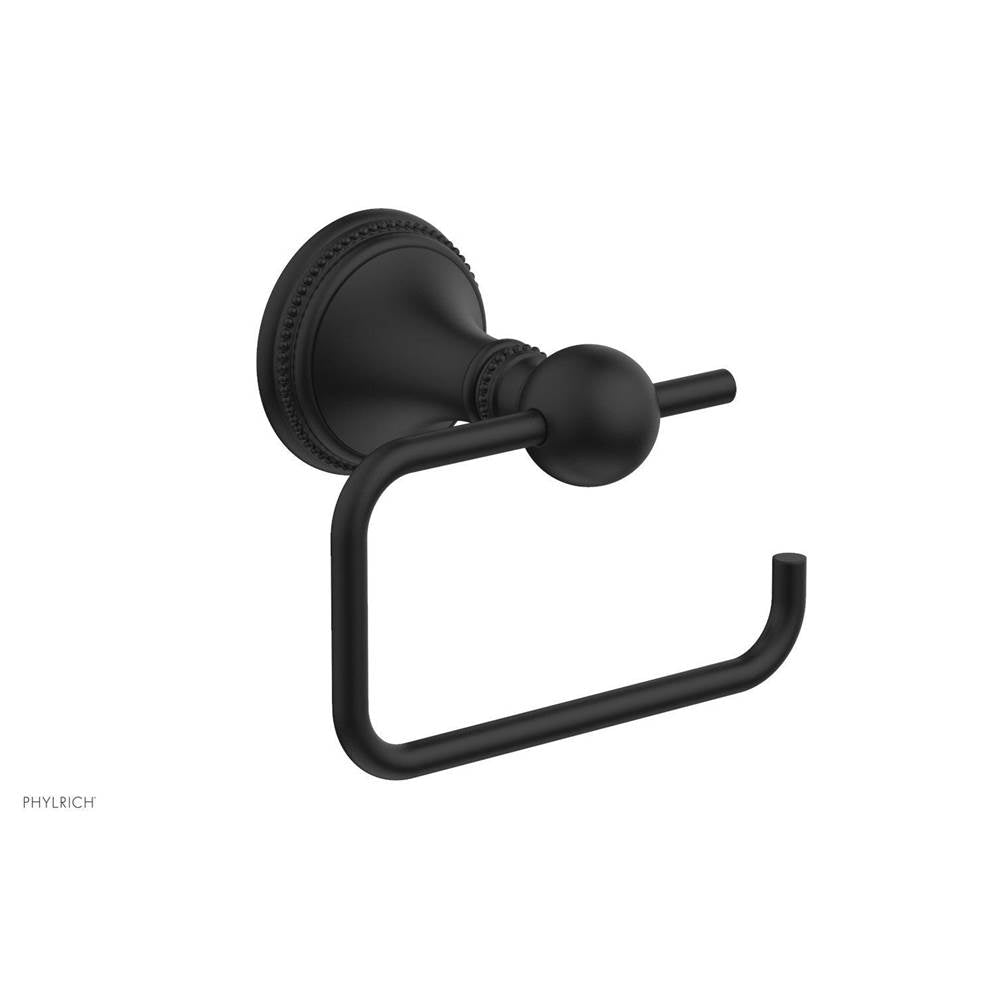 Phylrich - BEADED Single Post Paper Holder 207-74 - Satin Nickel