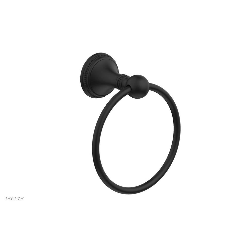 Phylrich - BEADED Towel Ring 207-75 - Matte Black