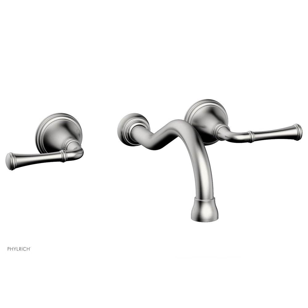 Phylrich - COINED Wall Lavatory Set 208-11 - Satin chrome