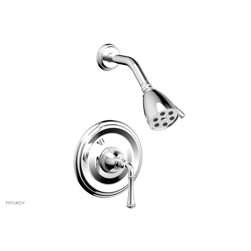 Phylrich - COINED Pressure Balance Shower Set - Lever Handle 208-21 - Satin Brass