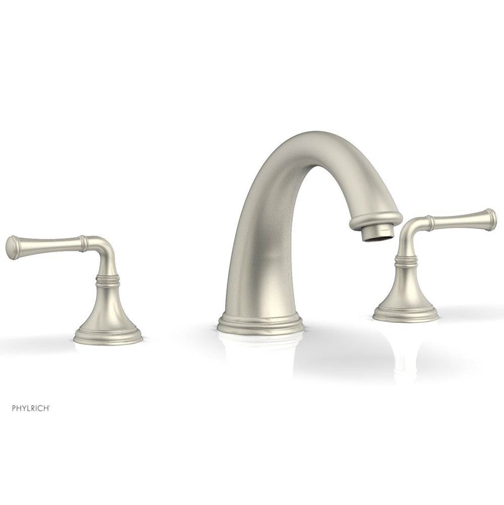Phylrich - COINED Deck Tub Set - Lever Handles 208-40 - Polished Brass Uncoated